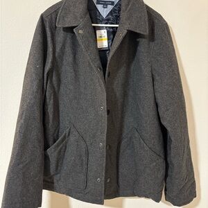 Tommy Hilfiger Men's Wool Barn Coat, Jacket, Size Medium